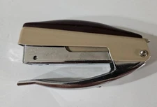 Vintage Swingline Plier 99 Hand Held Plier Stapler Two Tone Brown Made in USA