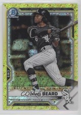 2021 Bowman Chrome Prospects Yellow Mini-Diamond Refractor 21/75 James Beard ng3