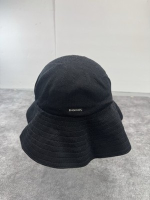 Kangol Tropic Diva Black Cotton Bucket Hat Cap Size Regular One Size