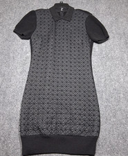 Black Quilted With dark studs in the front and Knit Garment in the back Size 40