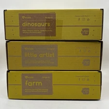3 Kiwi Co Koala Crates Educational Activity NEW Boxes 3+ Dino Little Artist Farm