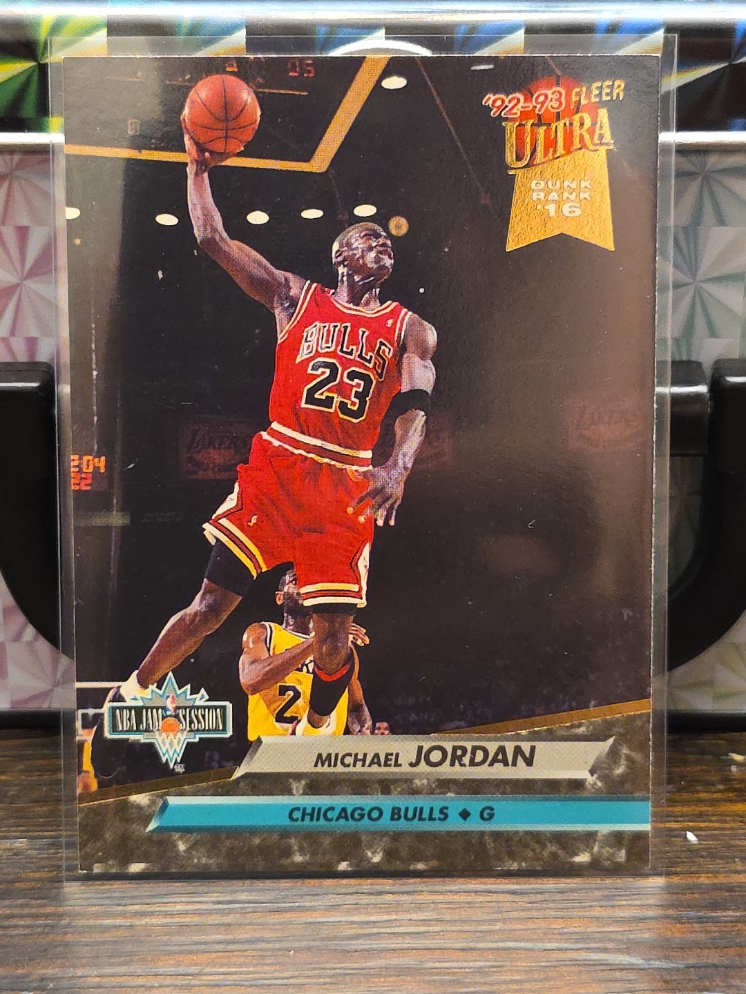 1992-93 Fleer Ultra Michael Jordan #216 Dunk Rank 16 Chicago Bulls HOF