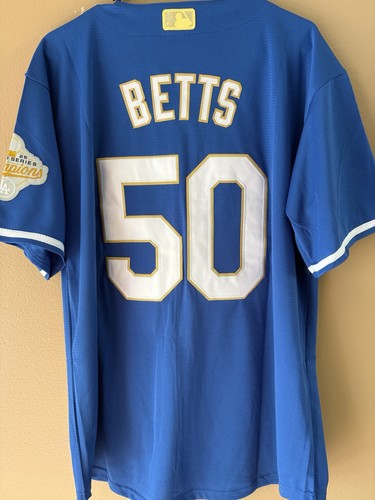 Mookie Betts Jersey L A Dodgers Adult Large (48 inch around) Baseball Stitched