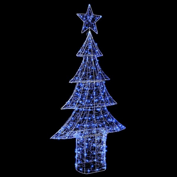 Weihnachtsbaum Mit 240 Leds Blau 180 Cm Acryl-image