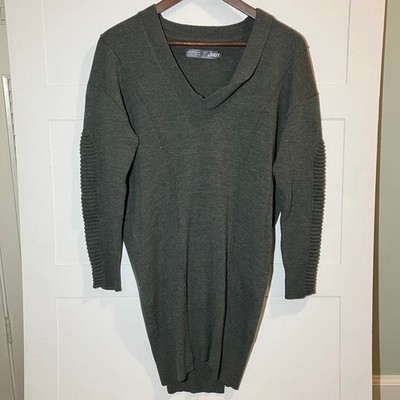 JNBY Womens Medium Gray Wool Pullover Sweater Normcore Minimalist Neutral