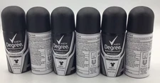 6 X Degree motion sense dry spray ultraclear black+white antiperspirant 1oz 48hr