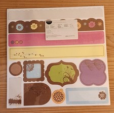 Creative Memories Simple Blooms Border Kit Die-Cut Shape Paper New Unopened