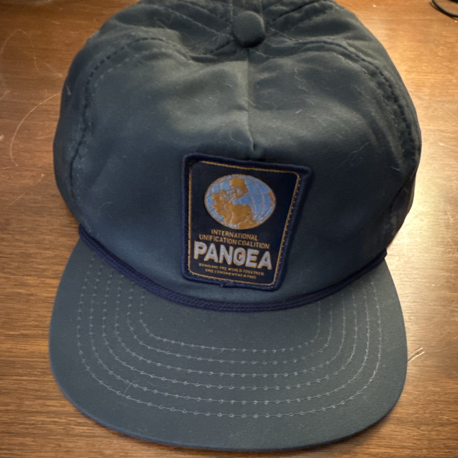 Sendero Provisions Co. Pangea Globe Adjustable Baseball Cap Navy One Size