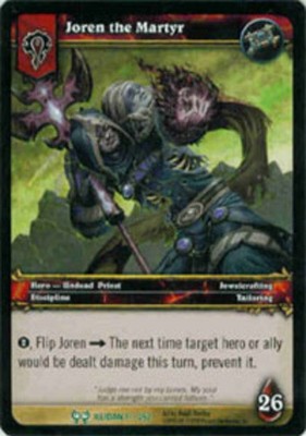 Light Play WoW TCG Joren the Martyr The Hunt for Illidan World of Warcraft