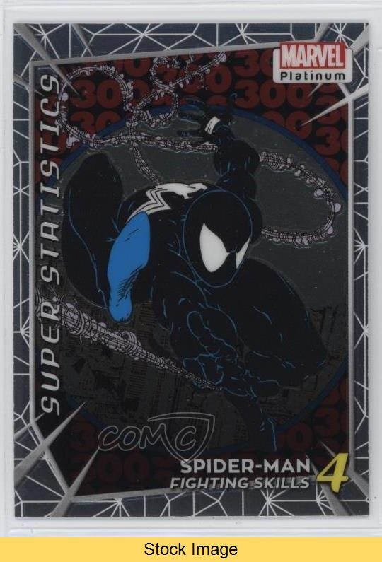 2023 Upper Deck Marvel Platinum Super Statistics Spider-Man #PL14 READ b7b