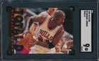 MICHAEL JORDAN 1995-96 FLEER TOTAL D SGC 9 MINT INSERT CARD #3!