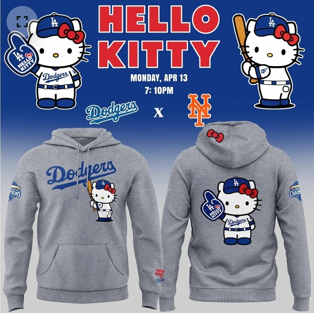 【新品・非売品】Hello Kitty & Dodgers限定コラボフーディー Dodgers Hello Kitty Hoodie 4/13/2026 Giveaway SGA Size XL | eBay