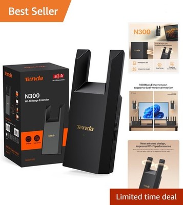 WiFi Extender N300 WiFi Extender,with Ethernet Port, Up to 800 Sq. Ft.,Single...