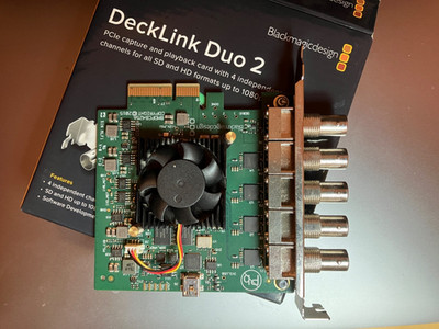 Blackmagic Decklink Duo 2 4fach Video Aufnahme und Wiedergabe bis 1080/60p