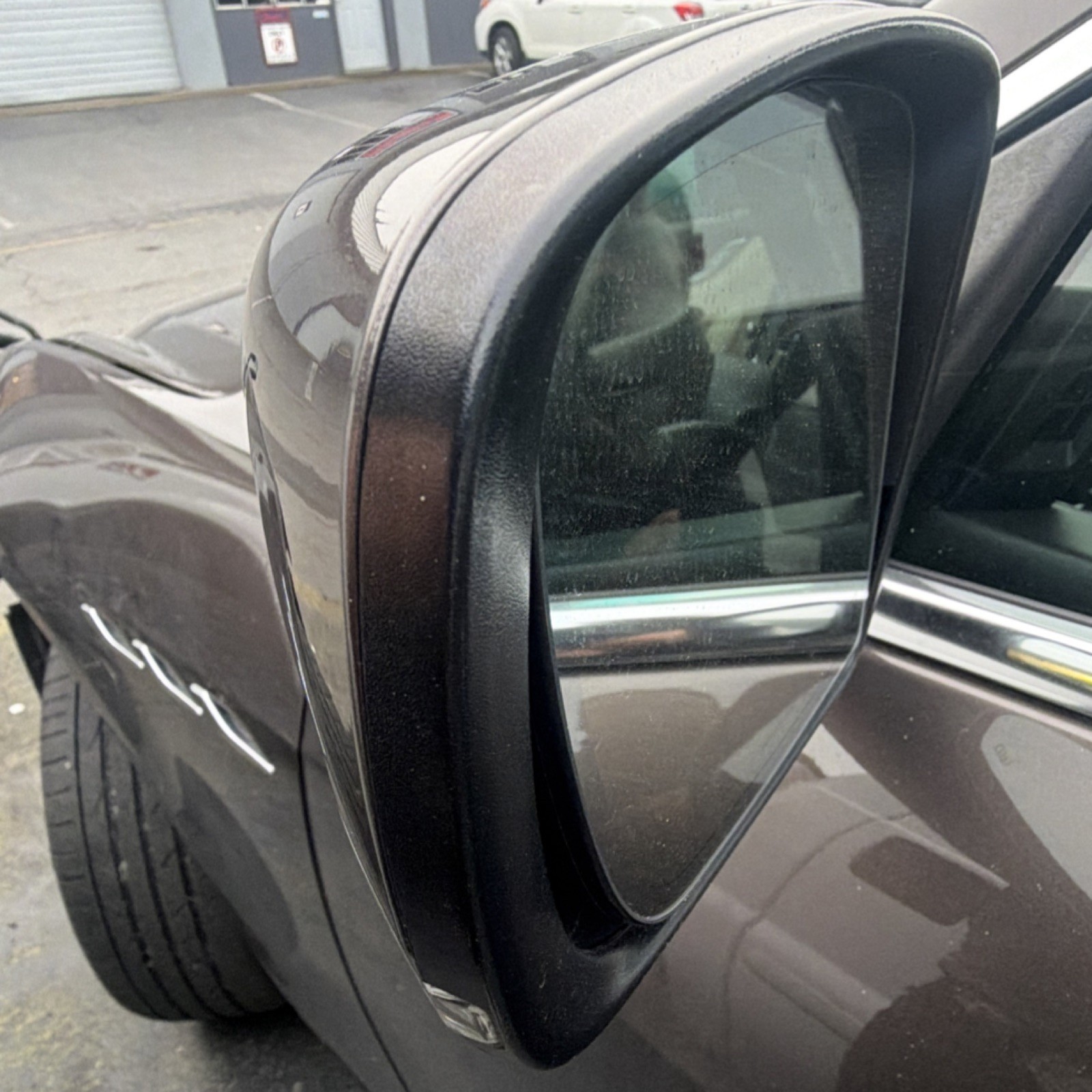 14-17 MASERATI GHIBLI POWER DRIVER LEFT LH SIDE VIEW MIRROR BROWN 525
