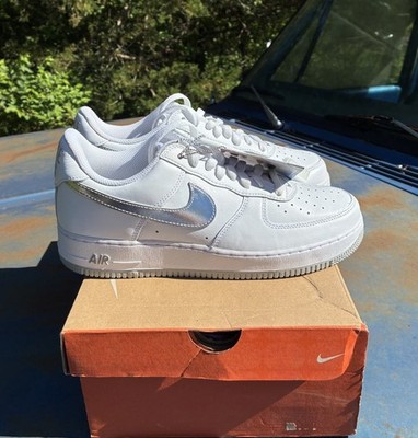 Nike Air Force 1 Low Color of the Month White Metallic Silver