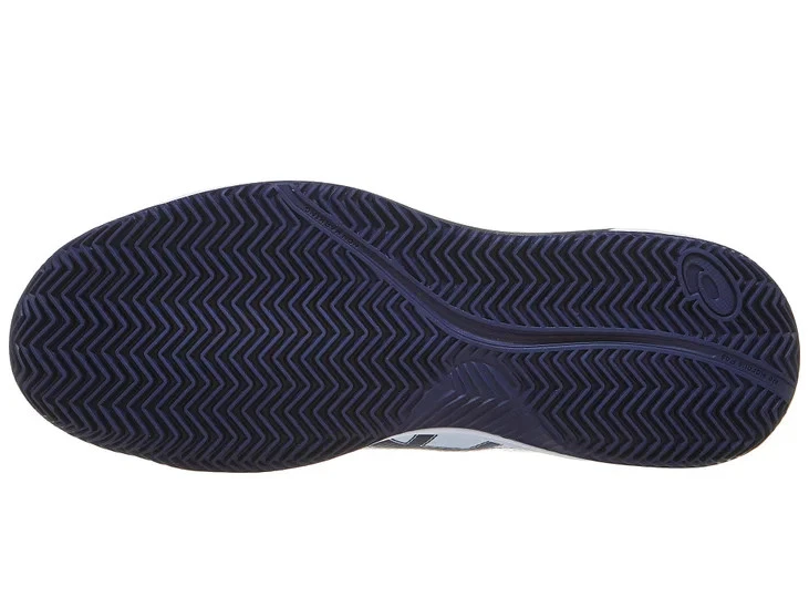 Sneakers ASICS GEL-DEDICATE 8 scarpa da tennis uomo in tessuto e pelle bianco - Immagine 2 di 4