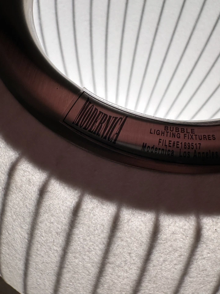 George Nelson Cigar  Tripod Floor Lamp -Medium-Authentic, Excellent - Image 4 of 4