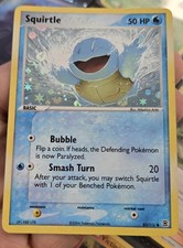 Pokemon Squirtle TCG Reverse Holo Card 83/112 FireRed & LeafGreen MP Vintage on eBay