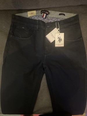 Dunkel Blaue Us Polo Assesine Jeans Neu