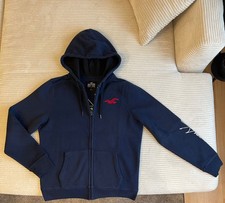 Hollister Sweatjacke Herren Größe L, Farbe: dunkelblau