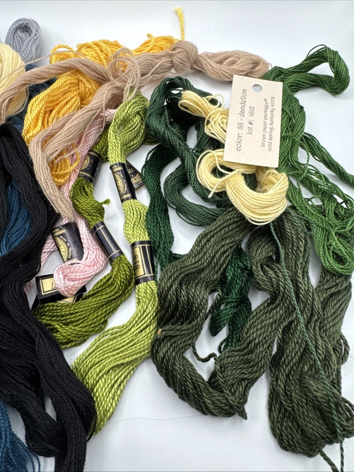 Yarn Thread Rack Holder and Mixed Lot of Needlepoint Thread and Crochet Yarn - Image 3 of 4