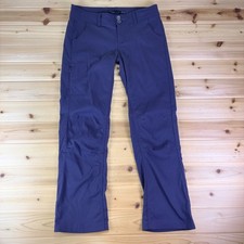 Prana Pants Womens 2 Charcoal Gray Halle Roll Up Cuff Straight Leg Hiking Pants