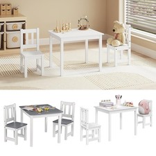 WOLTU Kindersitzgruppe Kindertisch mit 2 Stühlen Set Kindermöbel MDF Sitzgruppe