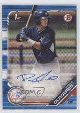 2019 Bowman Prospect Auto Blue 10/150 Pablo Olivares #PA-PO Auto 2f9