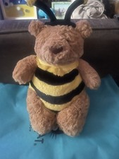 Authentic Jellycat Bartholomew Bear 'Bumblebee' New With Tags with dust bag