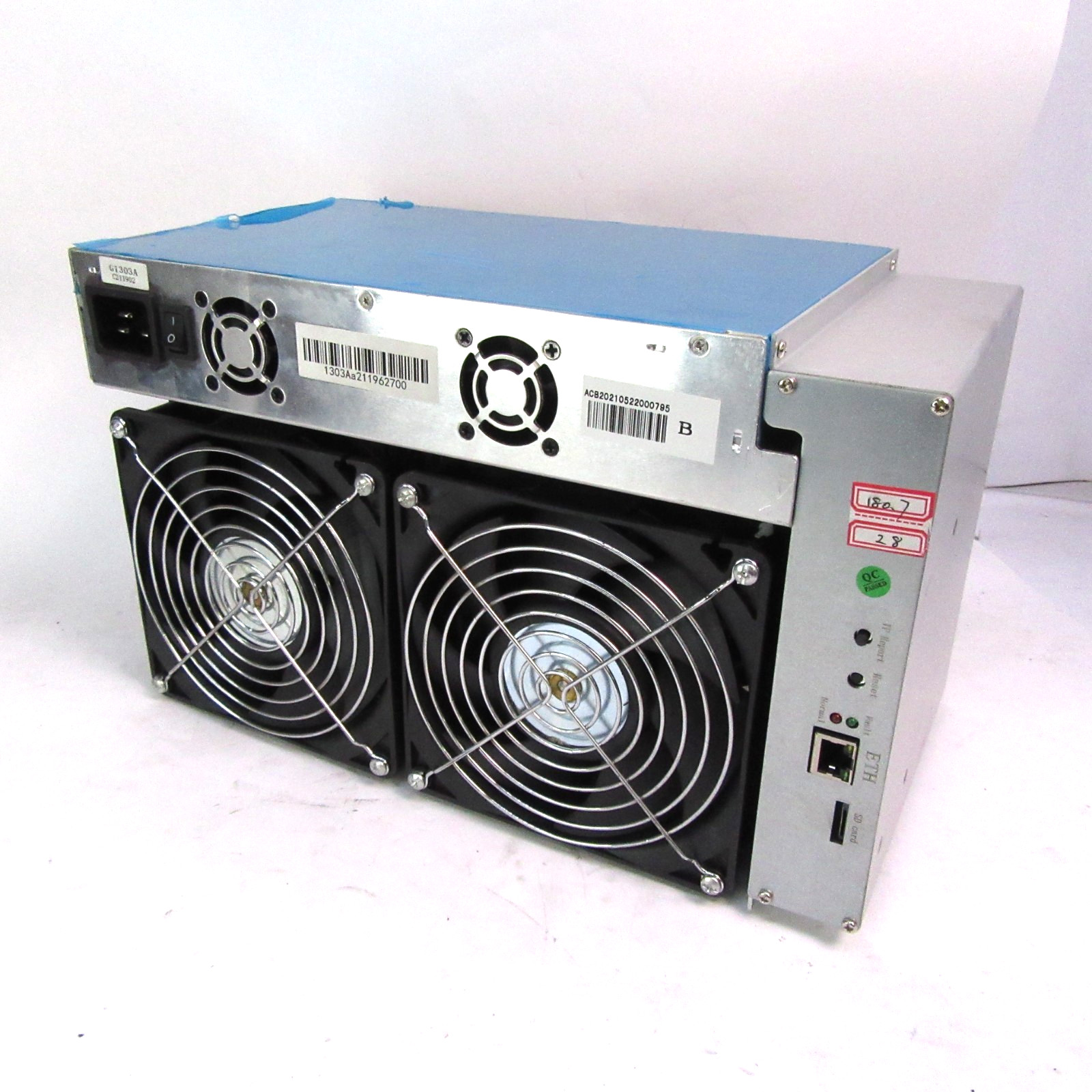 KOI MINER Asic Miner 3400W, Bitcoin Crypto Heavy Duty Mining Machine T12-WH
