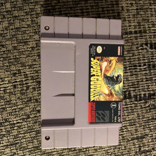 Super Godzilla Super Nintendo Entertainment System Game Cartridge Only Tested 