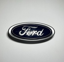 Oem Ford Blue Oval Emblem Badge Script Logo Grille Tailgate F-150 4.5 X 1.75