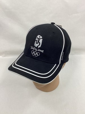 Beijing 2008 Olympics Black Adjustable Baseball Cap Official Licensed New Tags