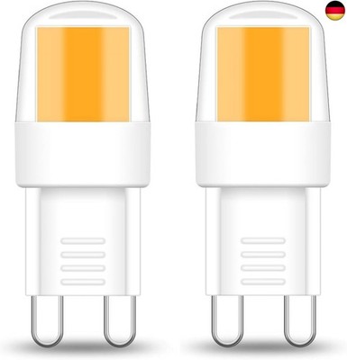 ZHENMING Mini G9 LED Lampe Warmweiß 2700K COB Leuchtmittel 2W Ersatz 10W 15W 