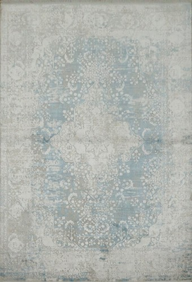 #ad #ad Distressed Blue And Grey Area Rug 5x8 Ft Traditional Vintage Style Rug $217.61