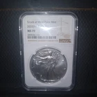 2020 W  Silver Eagle NGC MS70