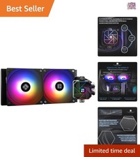 Aqua Elite 240 V3 Water Cooling CPU Cooler Aluminum Fans PWM ARGB Compatible