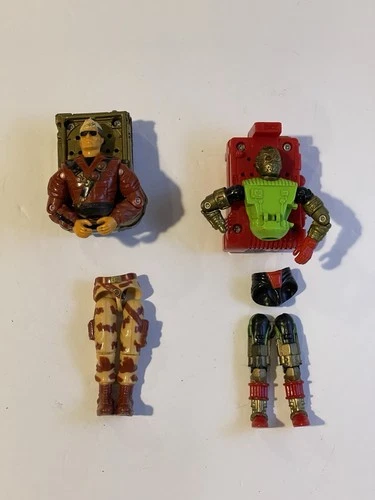 G.I. Joe 1992 General Hawk & Overkill B.A.T. Leader Talking Action Figure