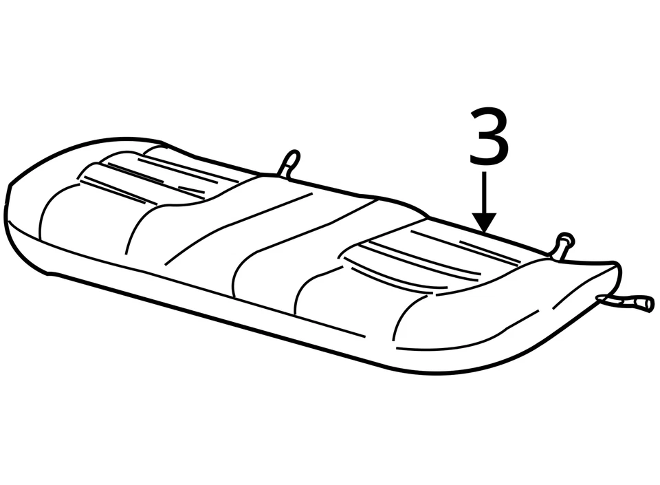 ПОДХОДИТ ДЛЯ 2002-2003 CADILLAC DEVILLE ЧЕХОЛ 88951315 - НОВЫЙ OEM 88951315 - Изображение 3 из 3