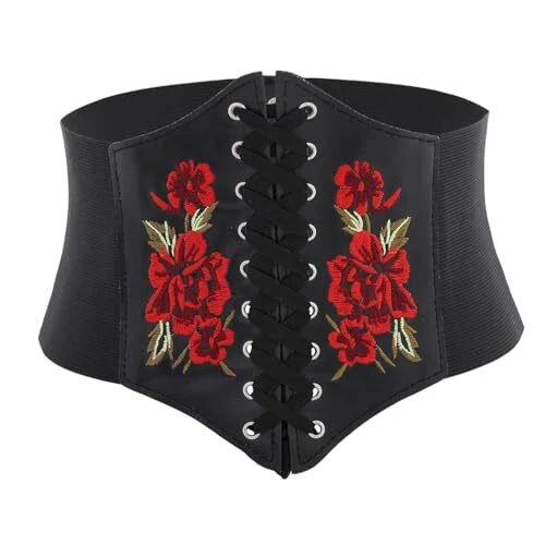Corset Belt Floral Wide Belts for Women for sale | eBay display picture 1