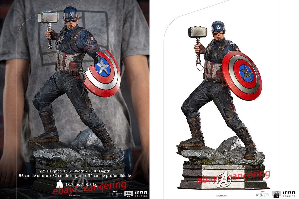 Iron Studios1/4Legacy Replica Captain America 22 in (H