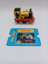 Thomas  Friends DUNCAN Take Along Train, Metal, Diecast, Collector's Card