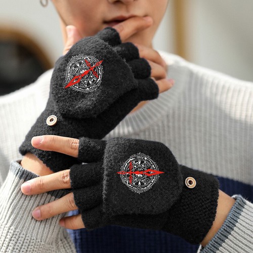 Fate Cosplay Guantes Sin Dedos Mitones Comodidad Invierno Caliente Mitones Anime Regalo - Imagen 14 de 21