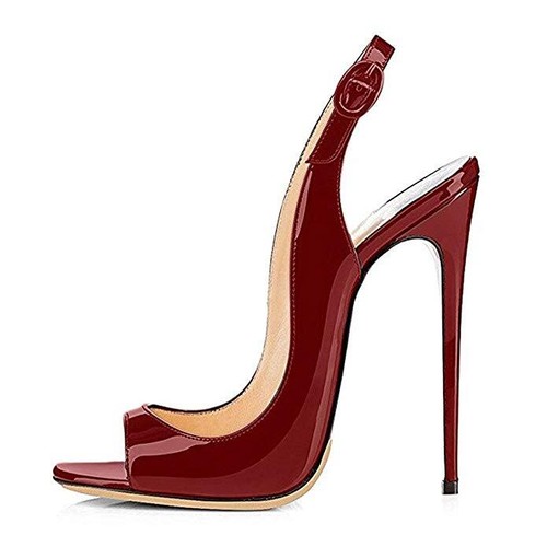 Damen-Pumps Peep Toe Slingback Sandalen Kleid Partyschuhe Übergröße 20 - Bild 36 von 39