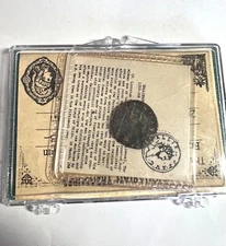 ANTIQUARIAN TREASURES ROMAN BRONZE  ANTONINIANUM EMPEROR GALLIENUS.