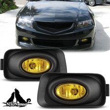 For 2004-2005 Acura Tsx Fog Lights Driving Lamps Wwiring Kitswitch Yellow Pair