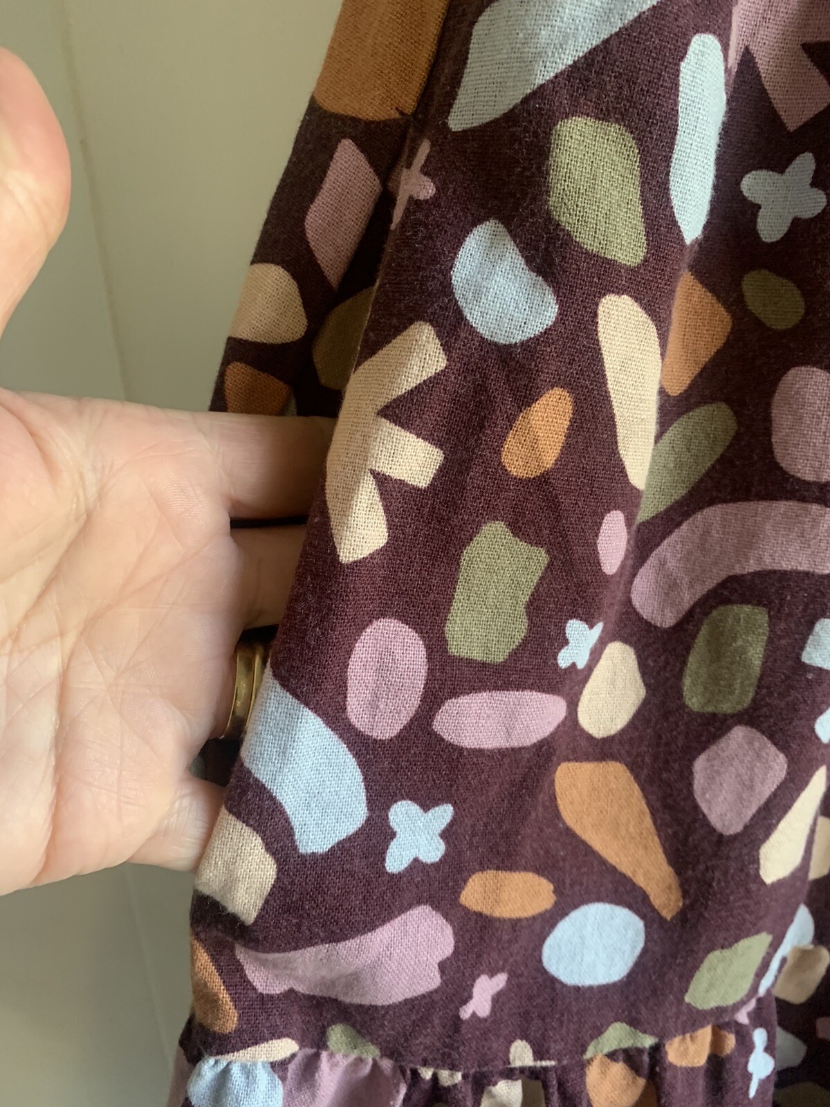 Princess Highway Size 14 Linen Blend Smock Dress eBay