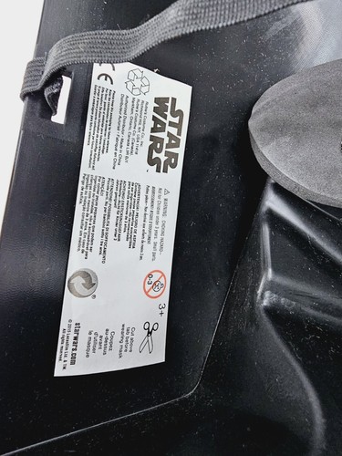 Darth Vader Helmet Replacement Half Mask W/ Straps Brand New Rubies - Picture 12 of 18