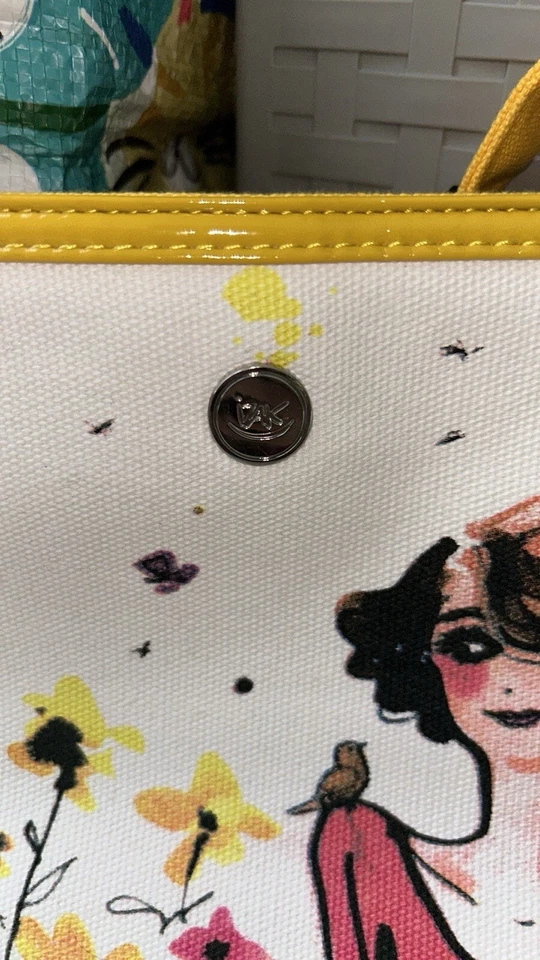 Новый с Ярлыками iZak Hello Sunshine 16 «x 12» холст сумка с короткими ручками - Изображение 3 из 4